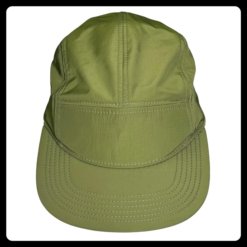 Nike 5-Panel Camp Hat Men Olive Green Nylon‎ Adjustable Strap Lightweight